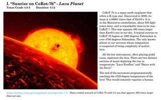 Titan (Symphony No. 7) Mvt. I only - "Sunrise on CoRot 7b"